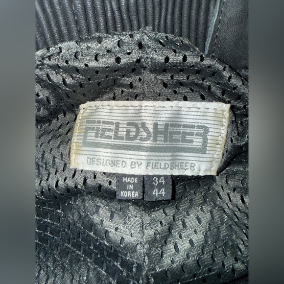 Fieldsheer - Men's Black Leather Motorcycle Pants - Picture 6 of 6